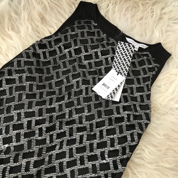 DIANE VON FURSTENBERG Printed Mini Dress - Picture 7 of 7